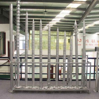 tornillo de tierra helicoidal para proyecto solar