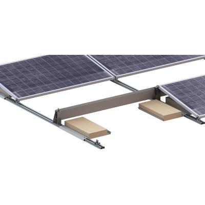 Solución de balasto Sistema de techo plano Soporte de abrazadera