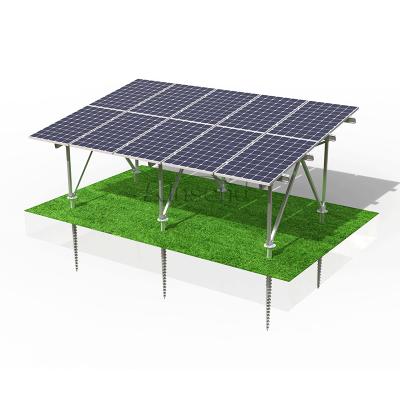 Sistema de montaje en tierra _Base de tornillo de tierra