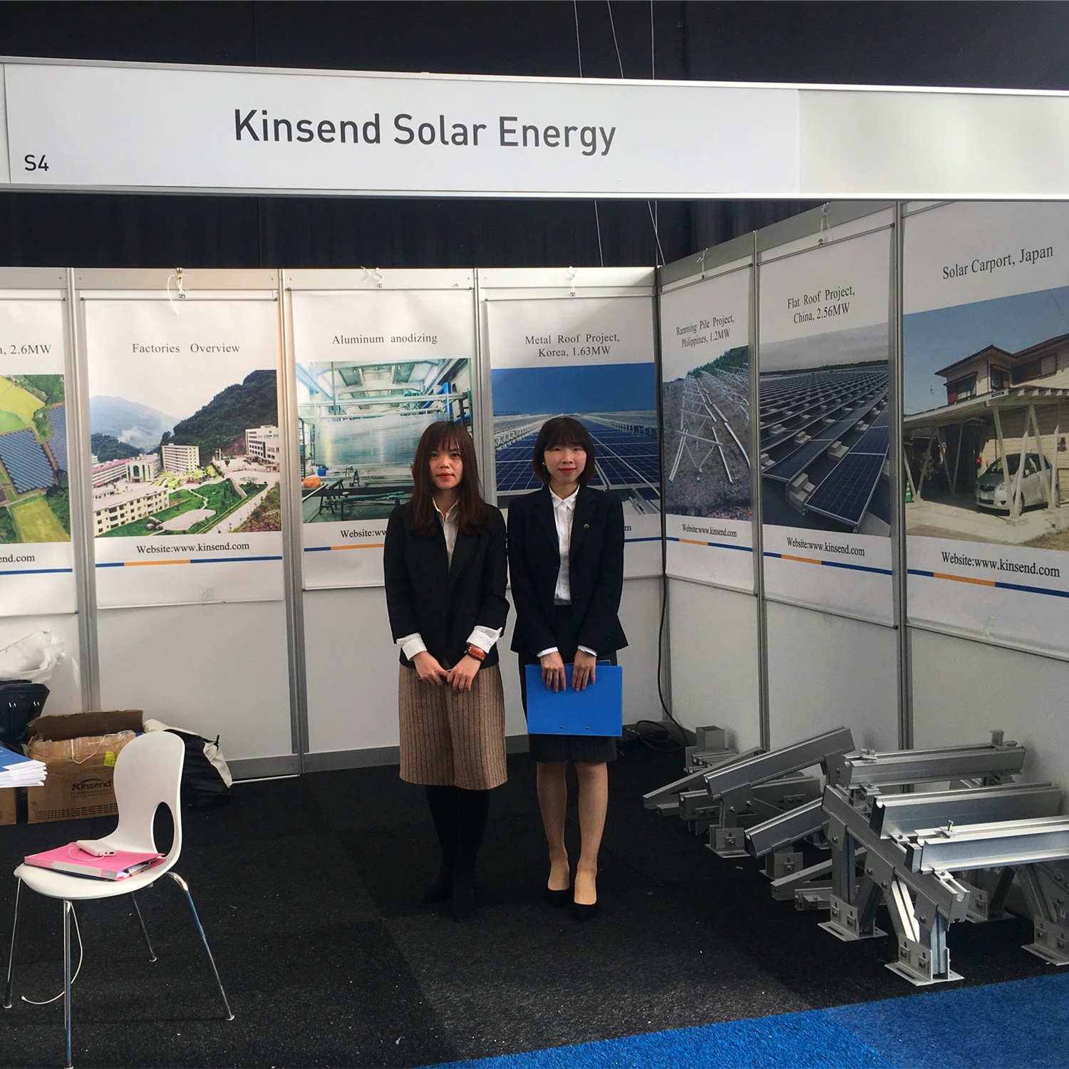  Kinsend exhibido en solar solutions expo netherlands 2019 