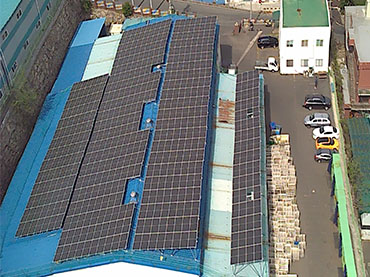 Proyecto de techo solar 239.36kw, Corea