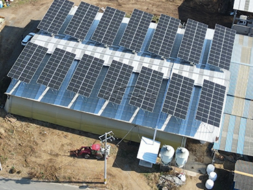 Sistema de montaje de techo de metal 85KW, Corea