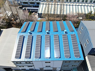Proyecto de techo de metal solar 160.04kw , Corea