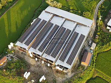 Sistema de montaje de techo de metal 205KW, Corea