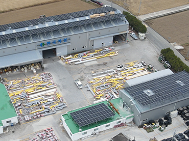 Sistema de montaje de techo de metal 220KW, Corea