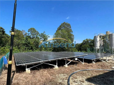 Estructuras de aluminio para suelo con cimentación de hormigón