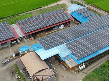 Sistema de montaje de techo de metal 106KW, Corea