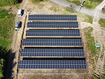 Sistema de montaje en tierra 130kw