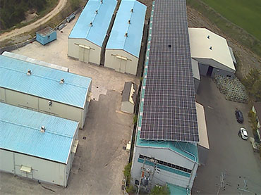 Proyecto de techo de metal solar 211.20kw, Corea