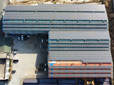 proyecto de techo de metal solar 265KW, Corea