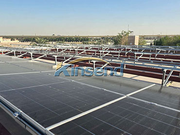 Sistema de montaje en azotea plana de 300 kW, Kuwait