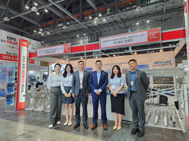 KOREA EXPO SOLAR 2023, stand de Kinsend: H6 y H7