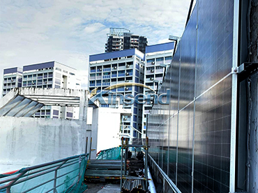 Solución de estructura solar montada en la pared